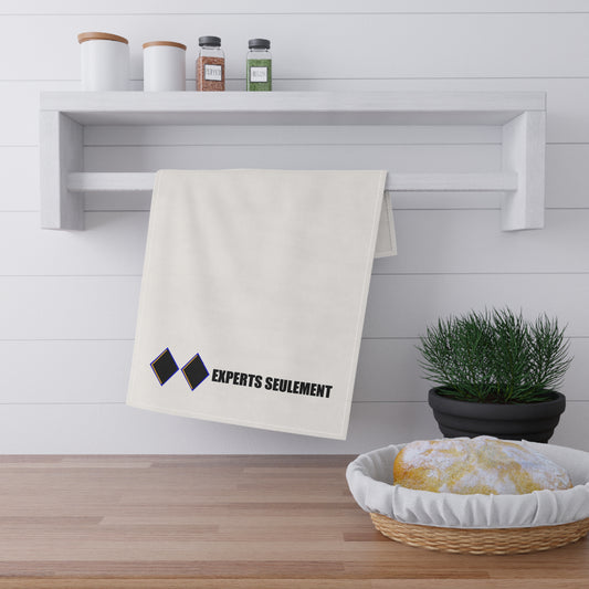 Stylish Cotton Tea Towels - 'Experts Seulement' Design for Home & Gift
