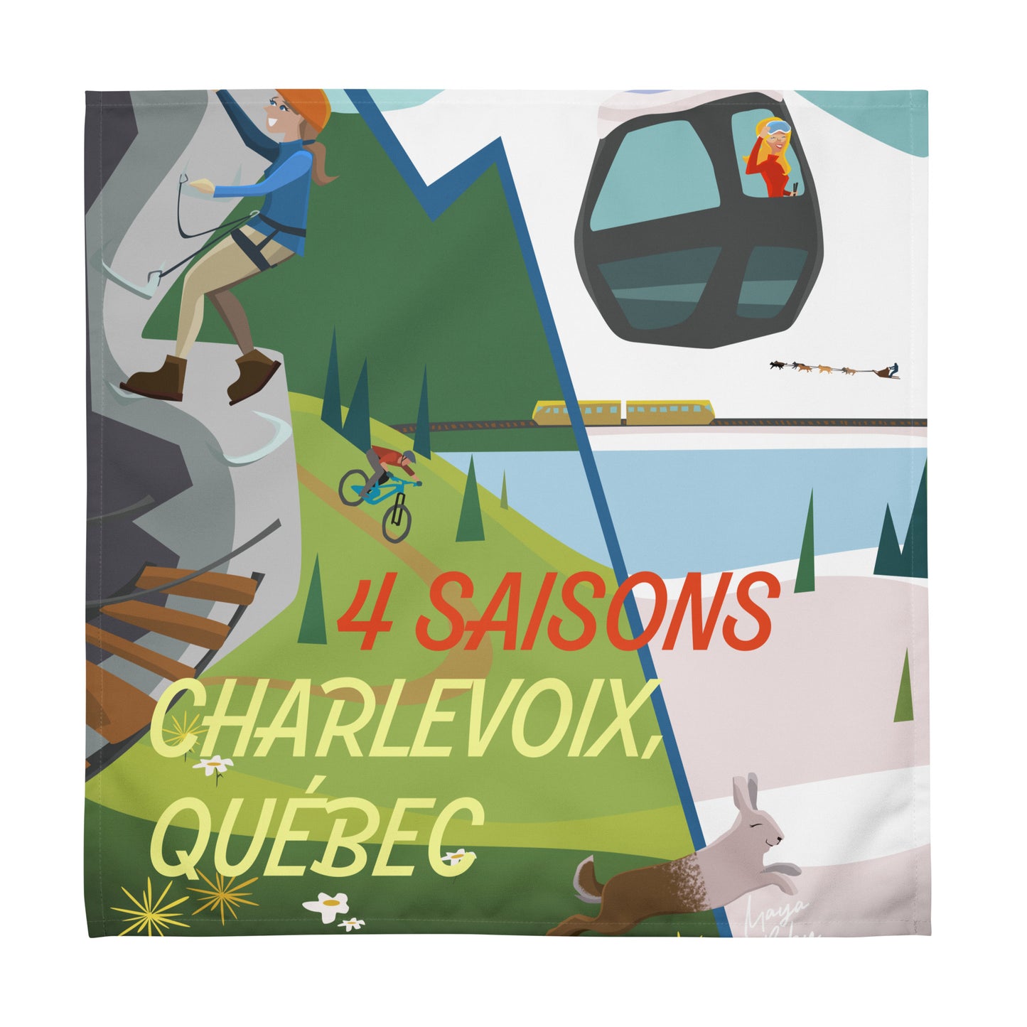 Lot de serviettes de table Charlevoix